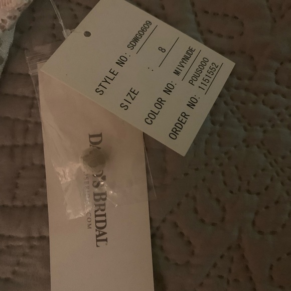 Nude *Classy* Bridal/shower/second wedding/party gown - Picture 12 of 12